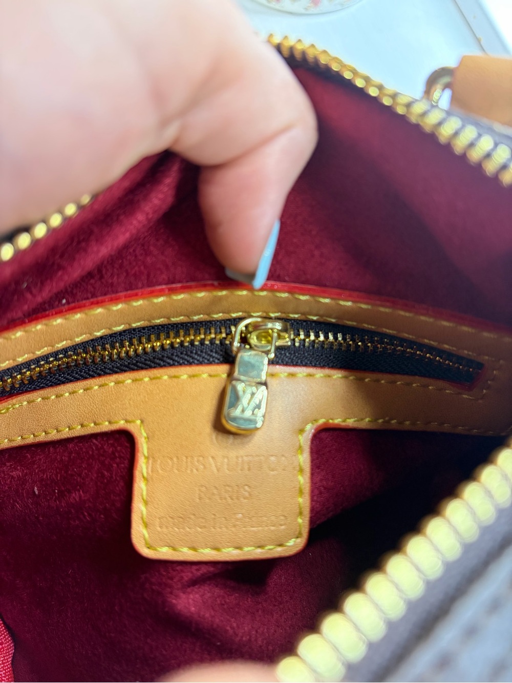 Louis Vuitton Monogram Mini Speedy Handbag in Brown with Natural Trim 20cm - Picture 4 of 9